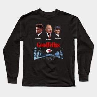 Goodfellas Pmahomes Andy Reid Tyreek Hill Full Long Sleeve T-Shirt